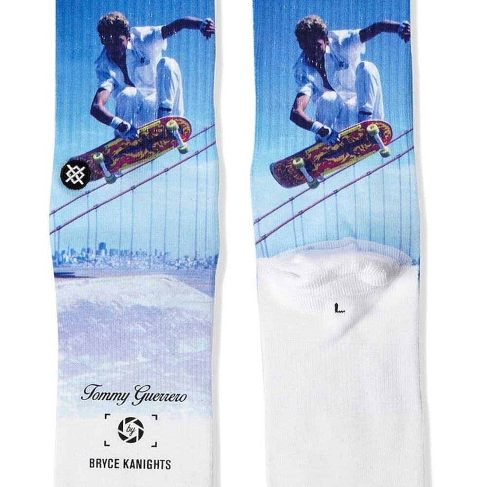 Men's Stance Bryce & Tommy White socks Large (Men's Shoe 9-12) NWT
